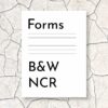 Multi-Part Forms Black & White 2 forms Icons 01
