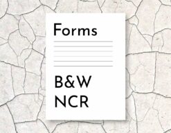 Custom Business Printing Solutions for Professionals 36 Multi-Part Forms Black & White